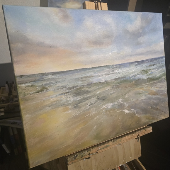 Original Hand Painted, Pallet Knife Textured, Oil Painting - Picture 2 of 5